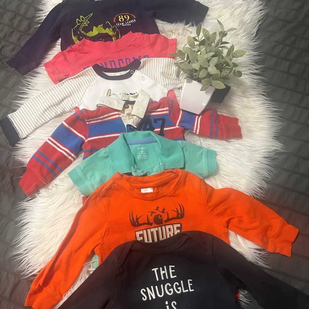 7 -  6 mo. boys tops [3H]